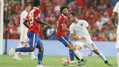 بالفيديو والصور..الأهلي يفوز على روما 4-3 وديًا في الإمارات