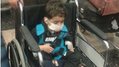 مطار القاهرة يخصص سيارة طبية لنقل طفل فلسطيني مريض بالرئة لمعبر رفح