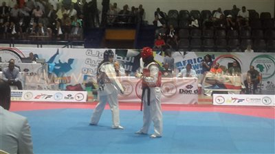 فوز هداية ملاك وميسون فاروق بذهبيتي البطولة الأفريقية للتايكوندو