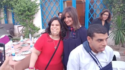 وزيرة الهجرة تشارك «أولادنا» ذوي القدرات الخاصة في حفل إفطار (صور)