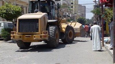 إزالة الإشغالات بمحيط مترو المعصرة