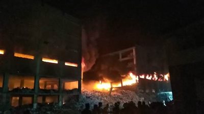 شرق شبرا الخيمة: حريق مخزن البلاستيك يتبع حي المرج