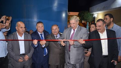 افتتاح أعمال تطوير محطة مياه الشرب بقرية سرابيوم (فيديو)