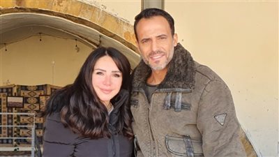 زوجة يوسف الشريف تنشر صورة من كواليس مسلسل 