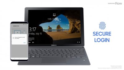 «Samsung Flow» يتيح فتح «ويندوز 10» باستخدام الهاتف