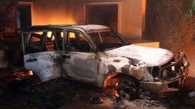 أغتيال ضابط متقاعد بالقوات الجوية ببنغازي جراء انفجار سيارته