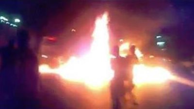 ألتراس نهضاوي يقطع شارع بورسعيد في الزاوية الحمراء