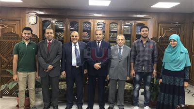 رئيس جامعة الأزهر يكرم الطلاب الفائزين بمسابقة هواوي للتكنولوجيا