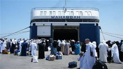 استقبال وسفر 1115 راكبا بميناء نويبع البحري