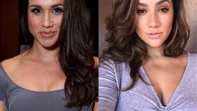 عارضة أزياء تشبه ميجان ماركل تثير إعجاب نشطاء الإنترنت