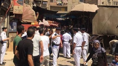 رفع إشغالات محطات المترو والشوارع الرئيسية في المطرية