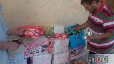 ضبط 2160 عبوة بسكويت منتهية الصلاحية بالإسماعيلية