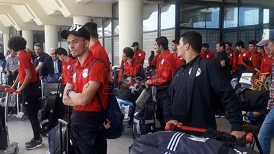 استقبال حافل لبعثة المنتخب الأوليمبي في الجزائر (صور)