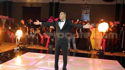 بالصور.. بدء حفل زفاف «أوكا» ومي كساب