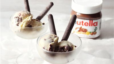 قدمى لأسرتك «آيس كريم النوتيلا» بطريقة الشيف سالي