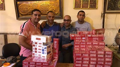 بالصور.. جمارك السلوم تحبط محاولة تهريب كمية من السجائر الأجنبية