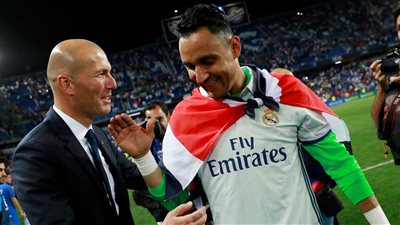 «نافاس» يوجه رسالة لزيدان بعد رحيله عن ريـال مدريد