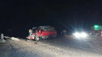 إعادة فتح الطريق الصحراوي الغربي بالأقصر بعد توقفه بسبب حادث تصادم