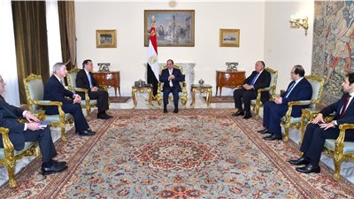 رسائل السيسي لوفد الكونجرس وتكليفاته لوزير المالية تتصدر صحف اليوم