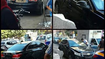 بالصور.. سيارة بدون لوحات تثير أزمة على فيس بوك: عربية ابن مين في مصر