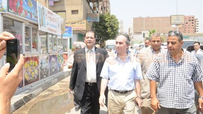 بالصور.. محافظ الجيزة يكلف بالبدء في تطوير شارع القومية العربية
