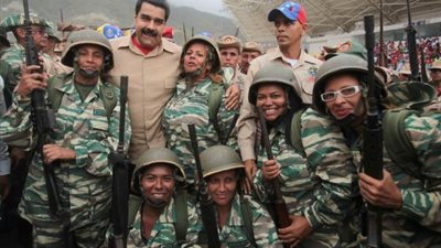 «مادورو» يتهم الولايات المتحدة بالسعي لتقسيم فنزويلا