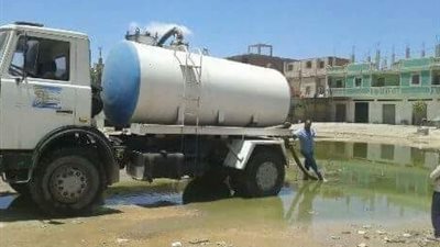 قرية مصطفى إسماعيل بالإسكندرية تغرق في الصرف الصحي