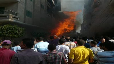 اندلاع حريق في مقهى بدمياط