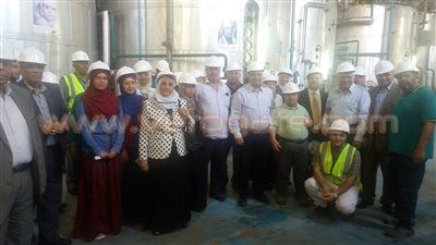الجمعية العلمية للصناعات الغذائية تزور مصنع السكر بالإسكندرية