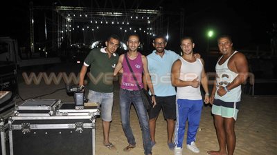 بالصور.. آخر استعدادات حفل «الهضبة» في «موسى كوست»