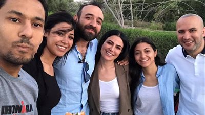 صبا مبارك ومها نصار ومي الغيطي في حفل إفطار «طايع» (صورة)