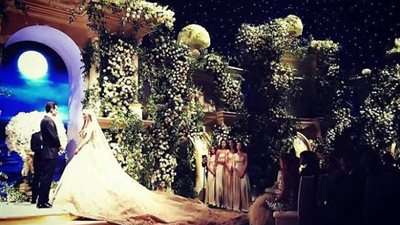 بالصور.. حفل زفاف روسي تخطت تكلفته 10 ملايين دولار