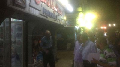 محافظ الأقصر يتفقد موقع انفجار ماسورة المياه الرئيسية