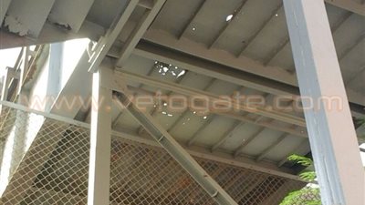 بالصور.. كوبرى مشاة المطرية «القاتل»