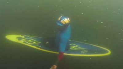 رياضة الغوص باستخدام القوارب (فيديو)