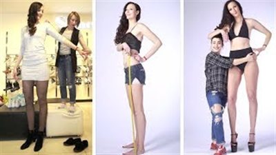 بالفيديو والصور.. تعرف على صاحبة أطول ساقين في روسيا