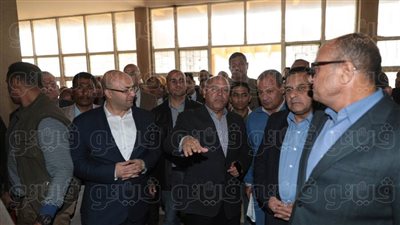 وزير النقل يتابع أعمال التطوير الشامل بورش كوم ابوراضي ببني سويف