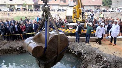 الحكومة: إسناد نقل تمثال رمسيس الثاني للمقاولون العرب