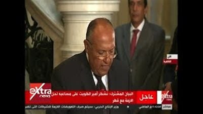 سامح شكري: الرد القطري على المطالب لا يحتوي أي مضمون