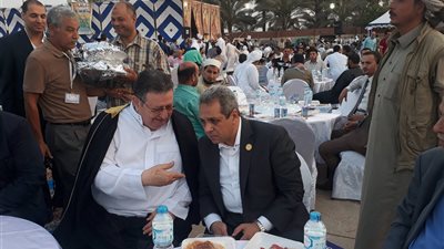 المجلس القومي للقبائل ينظم إفطارا جماعيا في الشرقية (فيديو وصور)