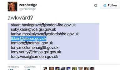 بالصورة.. ضبط توني بلير على موقع للخيانة الزوجية