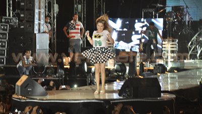 بالصور.. رزان مغربي لـ«جمهور الهضبة»: «ركزوا في قلبي مش حتة تانية»