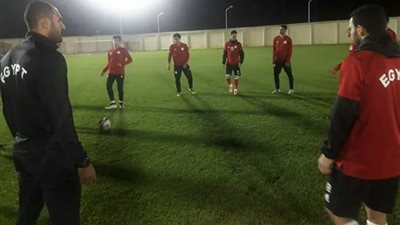 المنتخب الأوليمبي يختتم استعداداته للقاء الجزائر (صور)