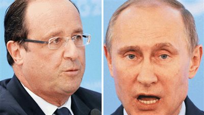 «بوتين» و«هولاند» يبحثان هاتفيا حل الأزمة الأوكرانية بالطرق السلمية