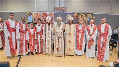 الأنبا بيتر يرسم 14 شماسا للخدمة بولاية فرجينيا الأمريكية