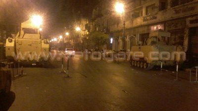 بالصور.. تكثيف أمني بميدان التحرير تحسبا لعودة الباعة الجائلين