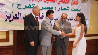 بالصور.. تكريم لاعبي منتخبات كرة السرعة