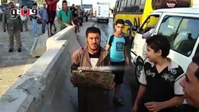 بالفيديو.. مواطن يهتف: «بنحبك يا سيسى وتحيا مصر» أمام انفجار شبرا الخيمة