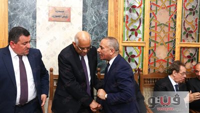 بالفيديو.. رجال الدولة والإعلاميين في عزاء شقيقة نقيب الصحفيين