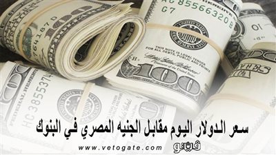سعر الدولار اليوم مقابل الجنيه المصري في البنوك